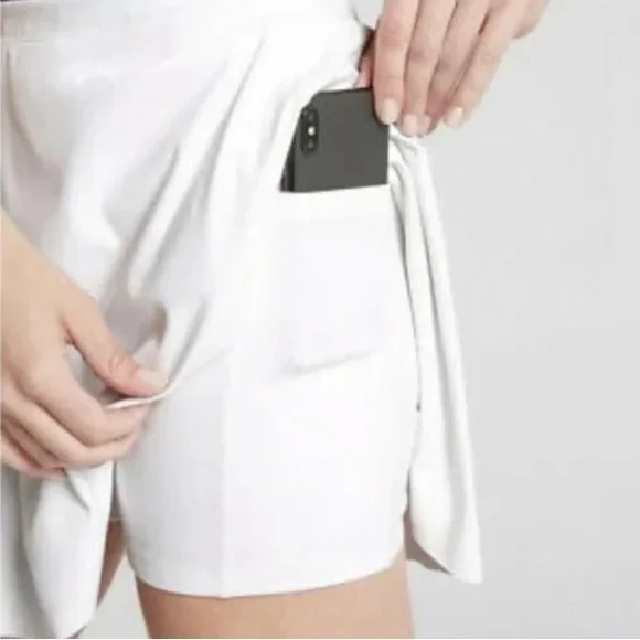 Athleta Match Point Skort in White Sz XS - Picture 3 of 14